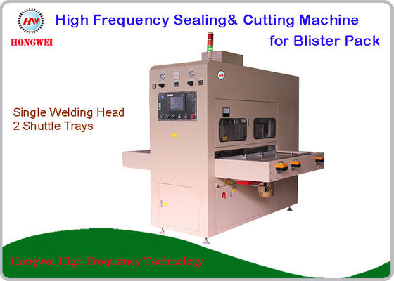 Shuttle Tray HF Blister Pack Sealing Machine With Cutting Function